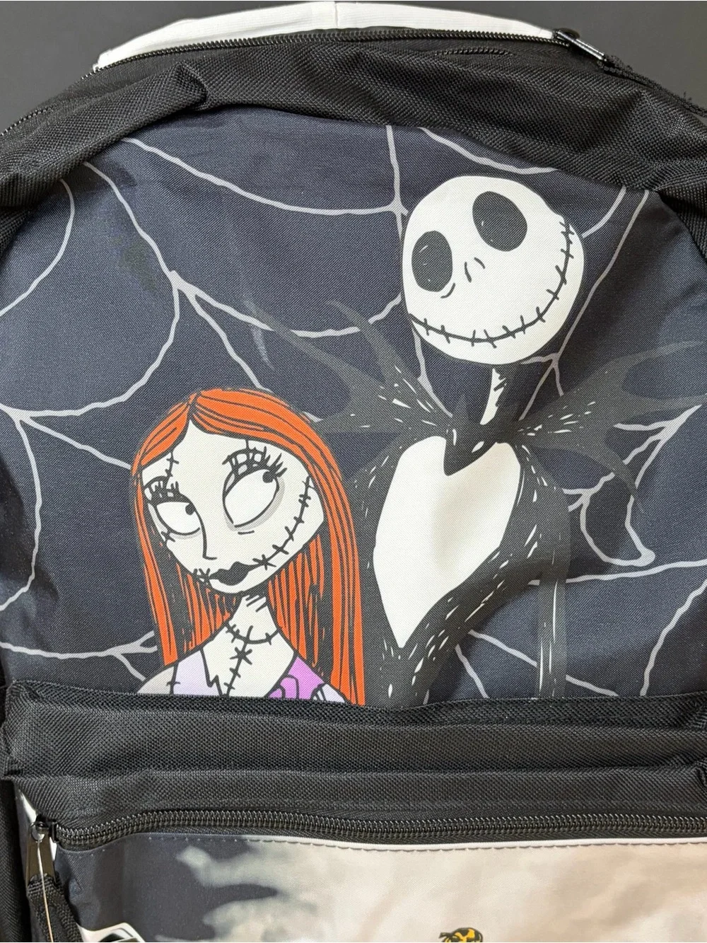 Disney The Nightmare Before Christmas Kids School Backpack NWT Jack Sally 17”